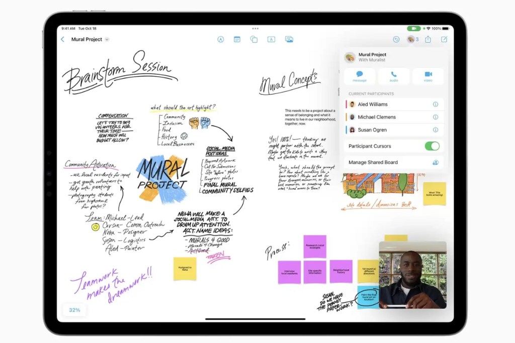 Apple’s Freeform aims to be a Collaborative Whiteboard for everyone