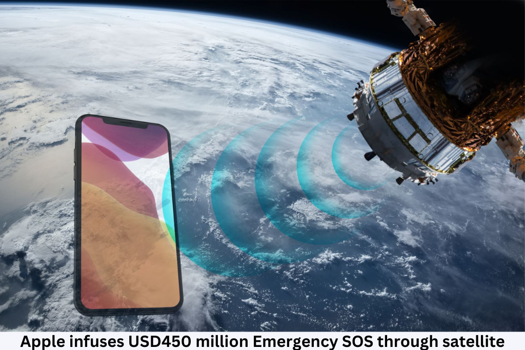 Apple infuses USD450 million Emergency SOS through satellite